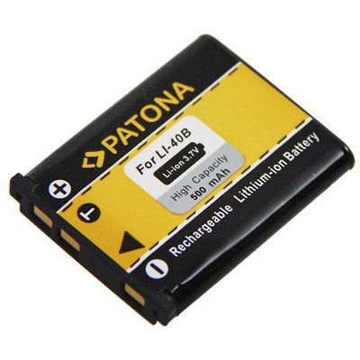 Patona PT1031 - Olympus Li-40B / Li-42B 500mAh Li-Ion
