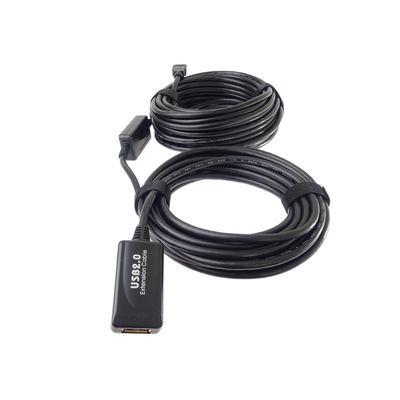 PremiumCord USB 2.0 repeater a prodlužovací kabel A/M-A/F 15m