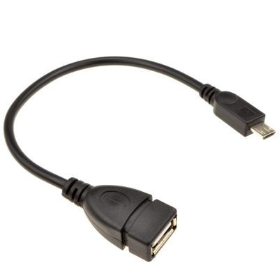 PremiumCord USB redukce kabel USB-A/female - microUSB/male 20cm OTG