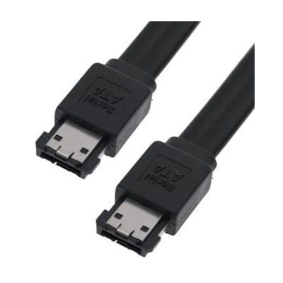 PremiumCord Kabel eSATA-eSATA, 50 cm,stíněný,černý