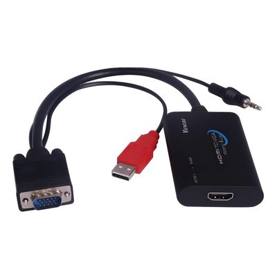 PremiumCord HDMI elektronický konvertor na rozhraní VGA + audio
