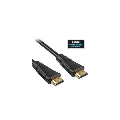 PremiumCord 4K HDMI 1.4 High Speed + Ethernet kabel, zlacené konektory, 0,5m