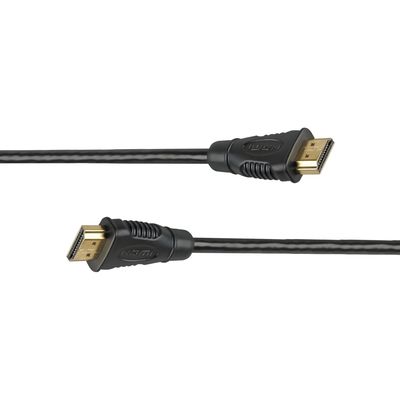 PremiumCord 4K HDMI 1.4 High Speed + Ethernet kabel, zlacené konektory, 0,5m