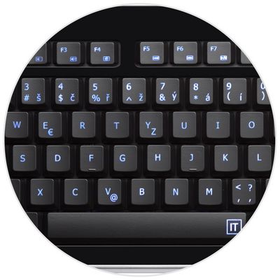 CONNECT IT klávesnice CI-45, LED podsvícená, USB, CZ+SK