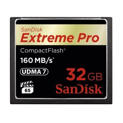 SanDisk Extreme Pro CompactFlash 32GB 160MB/s VPG 65, UDMA 7