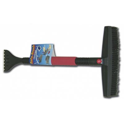 Veropa Rota Grip Brush škrabka na sklo s gumovou stěrkou a otočným smetáčkem