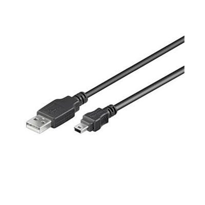 PremiumCord Kabel USB 2.0, A-B mini, 5pinů, 5m