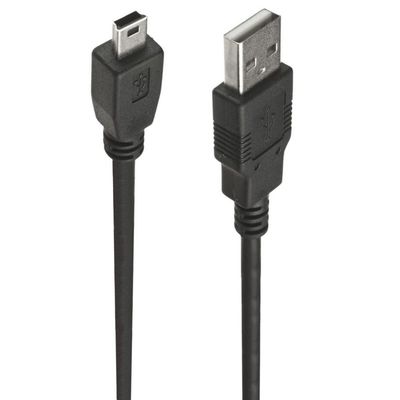 PremiumCord Kabel USB 2.0, A-B mini, 5pinů, 5m