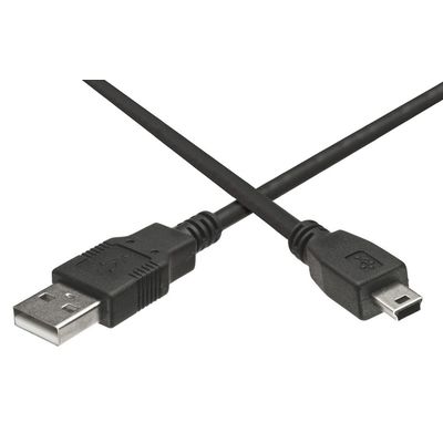 PremiumCord Kabel USB 2.0, A-B mini, 5pinů, 5m