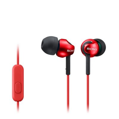 Sony MDR-EX110AP, červená