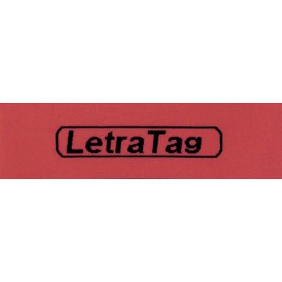 Páska do štítkovače Dymo LetraTAG, 91223, S0721680, červená/černá, 12 mm