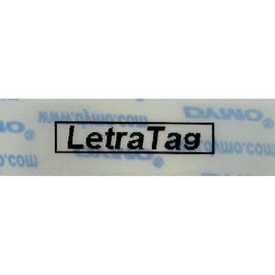 Páska do štítkovače Dymo LetraTAG, 16951, S0721550, transp./černá, 12 mm