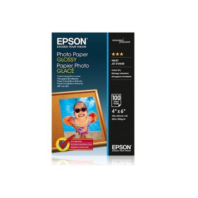 EPSON Photo Paper Glossy 10x15cm, 100 listů, 200g/m2