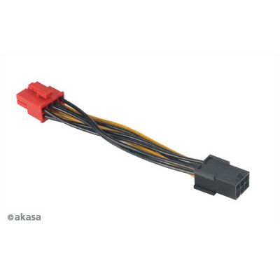 AKASA kabel AK-CB052 redukce 6pin PCIe na 8pin PCIe 2.0