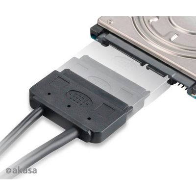 AKASA Flexstor eSATA kabel pro 2.5 HDD a SSD