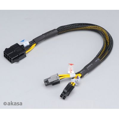 AKASA kabel prodloužení napájení ATX12V 8pin 30cm