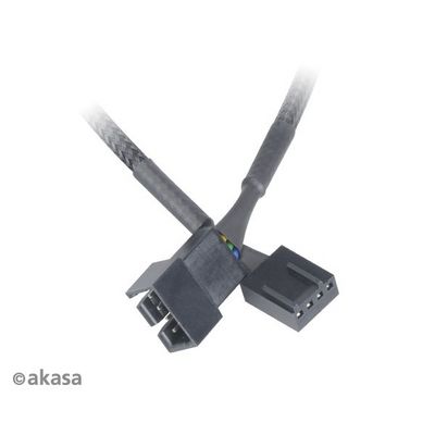 AKASA prodlužovací kabel pro PWM ventilátory, 30cm