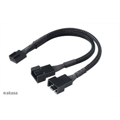 AKASA rozdvojovací kabel AK-CBFA04-15 4PIN konektory pro PWM