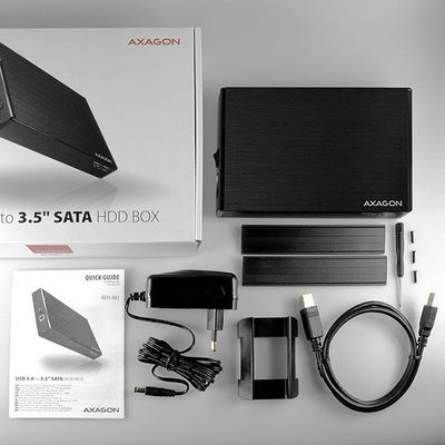 AXAGON EE35-XA3 ALINE box, černý