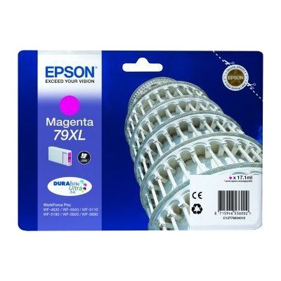 Epson T7903 XL Magenta, 17ml, pro série WF-5110DW,WF-5190DW,WF-5620DWF,WF-5690DWF - originální