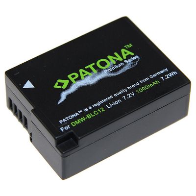 Patona Premium PT1196 - Panasonic DMW-BLC12 E 1000mAh Li-Ion