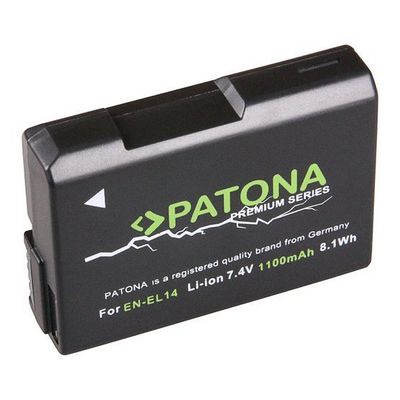 Patona Premium PT1197 - Nikon EN-EL14 1100mAh Li-Ion