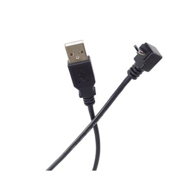 PremiumCord Kabel micro USB 2.0, A-B, konektor do úhlu 90°, 1,8m