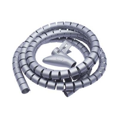 CONNECT IT trubice pro vedení kabelů WINDER, 2,5m x 20mm, šedá