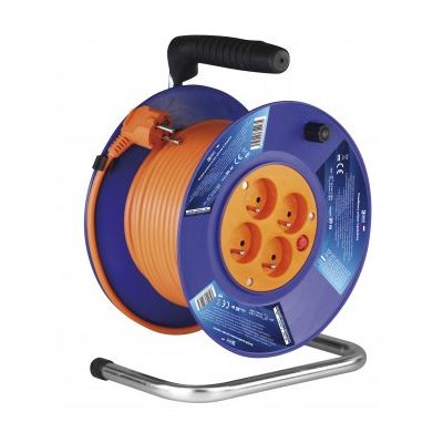PVC prodlužovací kabel - buben 4 zásuvky 30m