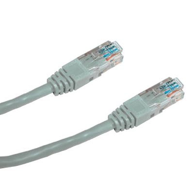 Patch kabel UTP CAT5E 1,5m šedý