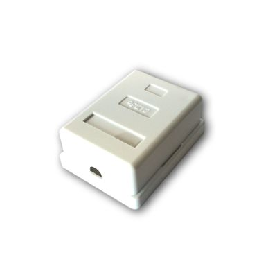 DATACOM Datová zásuvka STP CAT5E 1xRJ45 na omítku bílá