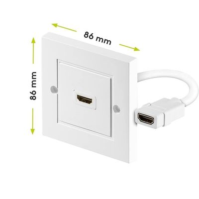 PremiumCord HDMI zásuvka v panelu 1x HDMI A - HDMI A Female/Female