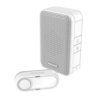 Honeywell Home DC311E bezdrátový zvonek Series 3, 4 melodie, přenosná základna bílá