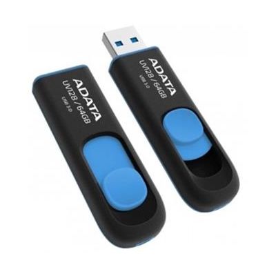 ADATA UV128 DashDrive 64GB černý/modrý (AUV128-64G-RBE)