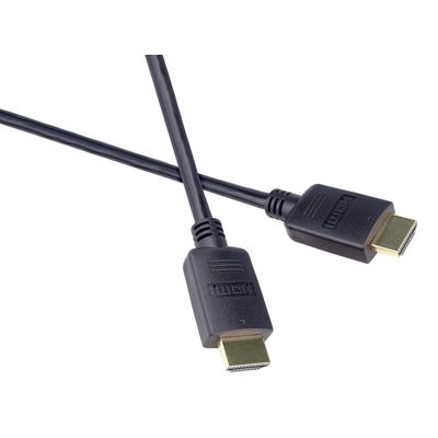PremiumCord 4K HDMI 2.0b High Speed + Ethernet kabel, zlacené konektory, 1m