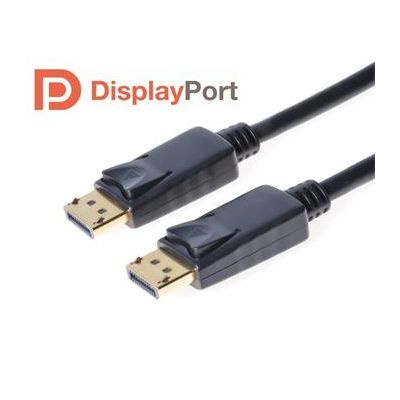 DisplayPort 1.2 přípojný kabel M/M, zlacené konektory, 1m,rozlišení 4K*2K/60Hz, 18Gb/s