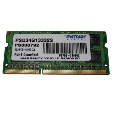 Patriot Signature DDR3 4GB 1333MHz 2R SODIMM