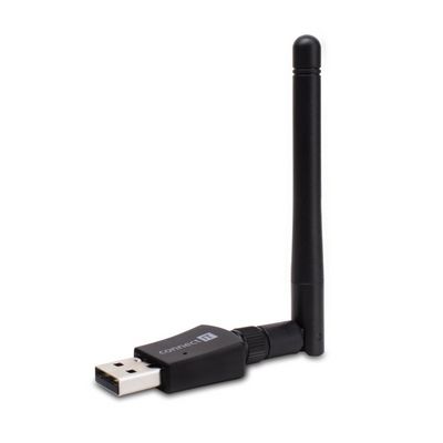 Connect IT WiFi USB-A adaptér s anténou, 300 Mbps