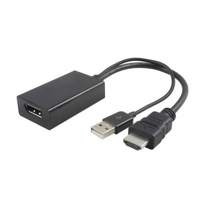 PremiumCord adaptér HDMI to DisplayPort Male/Female s napájením z USB
