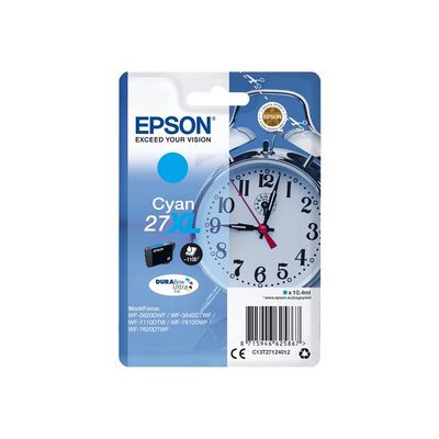Epson Singlepack 27XL DURABrite Ultra Ink - azurová (C13T27124012) - originální