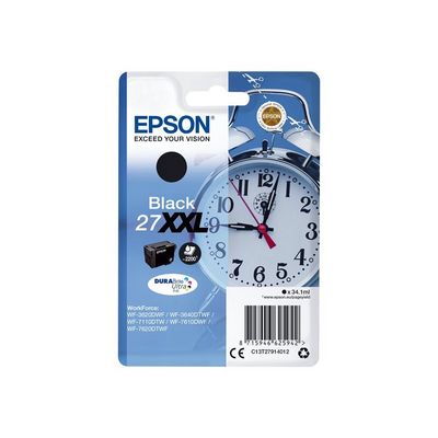 Epson Singlepack 27XXL DURABrite Ultra Ink Black