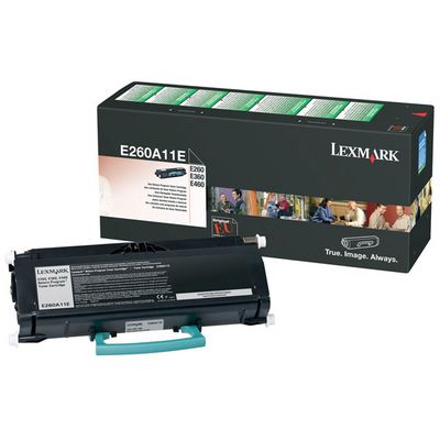 Lexmark toner černý E260A11E pro E260, E360, E460 (až 3500 stran) - return program - originální