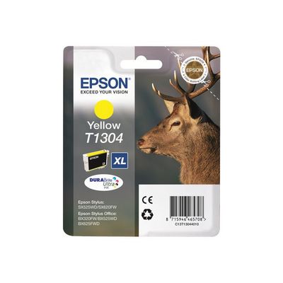 Epson T1304 Yellow 10,1ml pro Stylus SX525WD/SX620FW, Stylus Office BX320FW/BX525WD/BX625FWD - originální