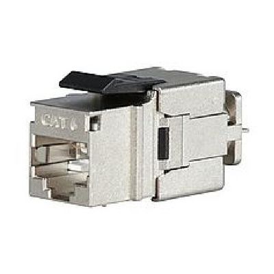 SOLARIX keystone, CAT6, STP, RJ45, černý, rychlozařezávací