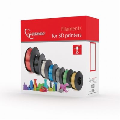 Gembird filament ABS 1.75mm 1kg, bílá