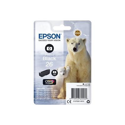Epson T2611 Ink Photo Black - originál