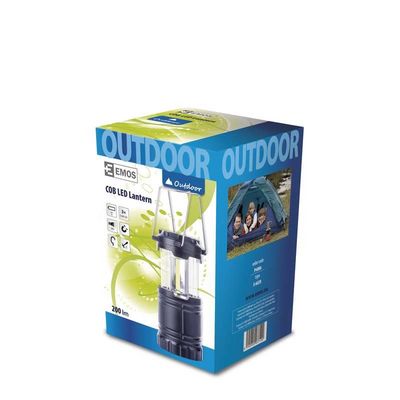 Kempingová svítilna COB LED, na 3x AA