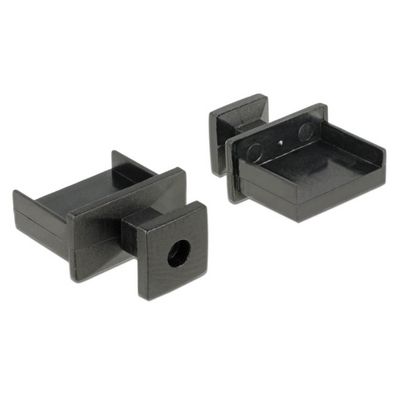 Delock Prachová záslepka pro USB USB-A samice s uchopením 10 kusů černá