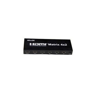 PremiumCord HDMI matrix switch 4:2 s audiem, rozlišení 4Kx2K