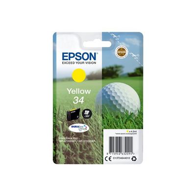 Epson Singlepack 34 DURABrite Ultra Ink T3464 žlutá - originální